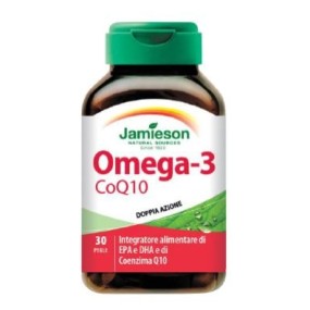 Omega 3 CoQ10 integratore alimentare 30 softgels Biovita