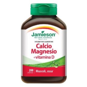 JAMIESON CALCIO MAGNESIO CON VITAMINA D 200 COMPRESSE