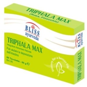Triphala Max integratore alimentare 60 compresse Bliss Ayurveda