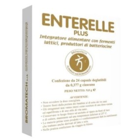 Enterelle integratore fermenti lattici 24 capsule Bromatech