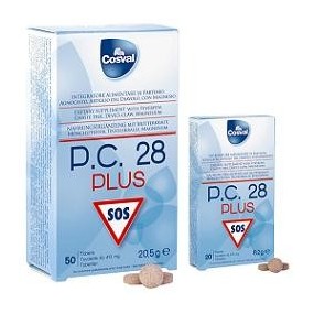 Pc 28 plus 50 tavolette integratore alimentare cosval