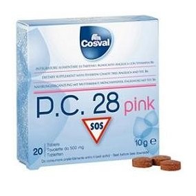 Pc 28 pink 20 tavolette cosval