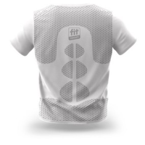 T-shirt fit therapy bianco taglia xxl-xxxl