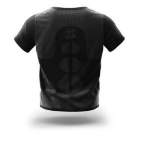 T-shirt fit therapy nero taglia xxl-xxxl