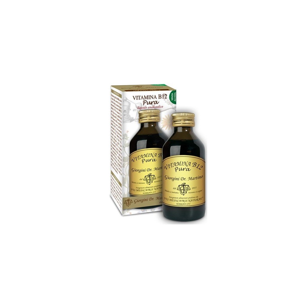 Vitamina b12 pura liquido analcoolico 100 ml dr. giorgini