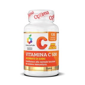 Optima Naturals Vitamina C 500 120 cpr Integratore alimentare