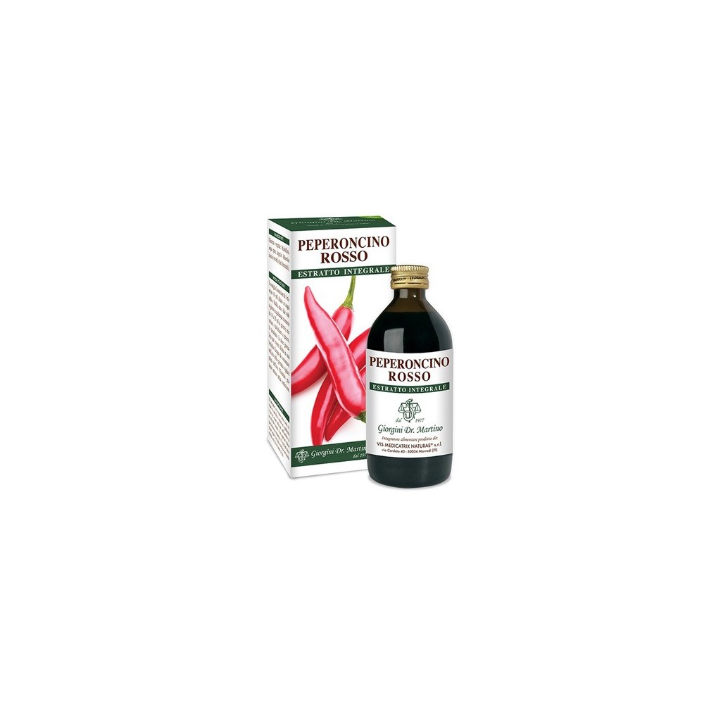 Peperoncino rosso estratto integrale 200 ml