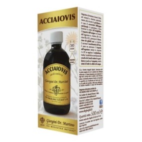 Acciaiovis liquido analcoolico integratore alimentare 500 ml dr. giorgini
