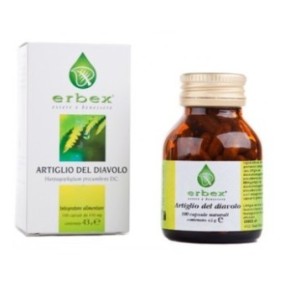 Artiglio del diavolo integratore alimentare 100 capsule erbex