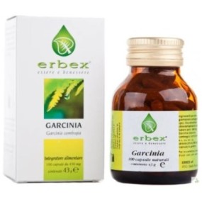 Garcinia integratore alimentare 100 capsule erbex
