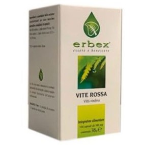 VITE ROSSA integratore alimentare 100 capsule Erbex