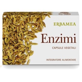 ENZIMI integratore alimentare 24 capsule vegetali Erbamea