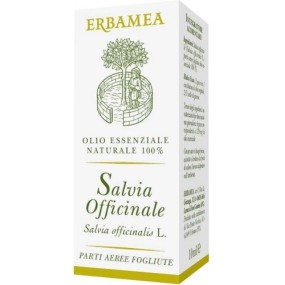 SALVIA OFFICINALE Olio Essenziale 10 ml Erbamea