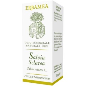 SALVIA SCLAREA Olio Essenziale 10 ml Erbamea