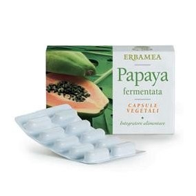 Papaya fermentata integratore alimentare 24 capsule vegetali erbamea