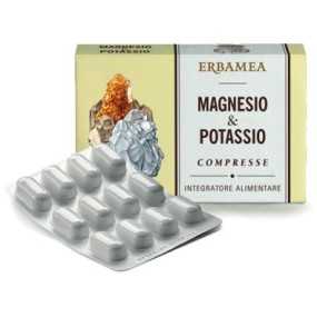 Magnesio e potassio integratore alimentare 24 compresse erbamea