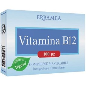 VITAMINA B12 integratore alimentare 90 compresse masticabili Erbamea