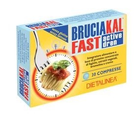 Bruciakal fast active dren 30 compresse dietalinea