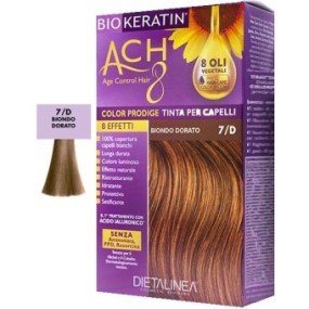 Biokeratin ach8 tinta per capelli biondo dorato 7/d 200 gr dietalinea