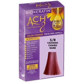 BIOKERATIN ACH8 Tinta per Capelli Castano Chiaro Rame 5/R 200 gr Dietalinea