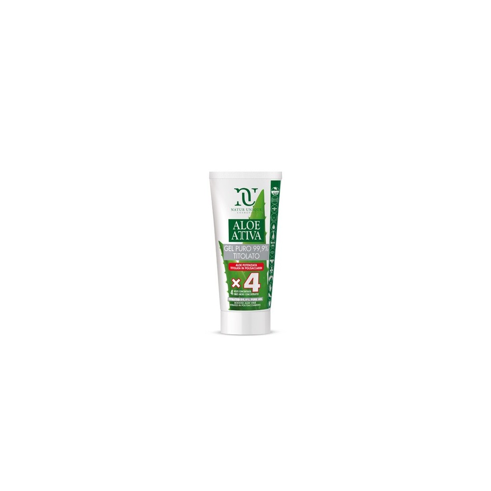 Aloe attiva gel puro titolato 200 ml