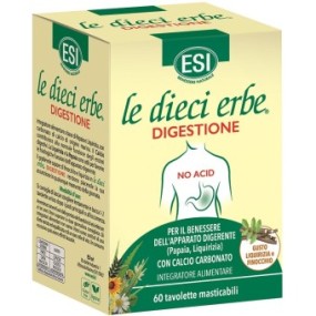 Digestivaid No Acid integratore alimentare 60 tavolette masticabili ESI