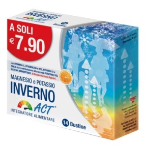 Magnesio e potassio inverno act 14 bustine