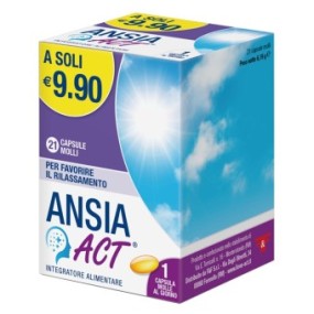 Ansia act integratore alimentare 21 capsule molli