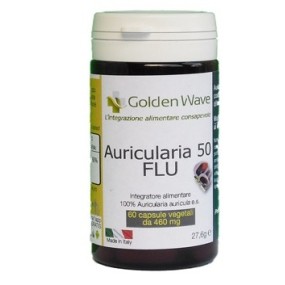 Auricularia 50 flu integratore alimentare 60 capsule golden wave