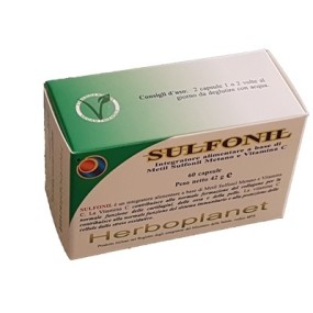 Sulfonil 42 g, 60 capsule, blister Herboplanet Integratore alimentare