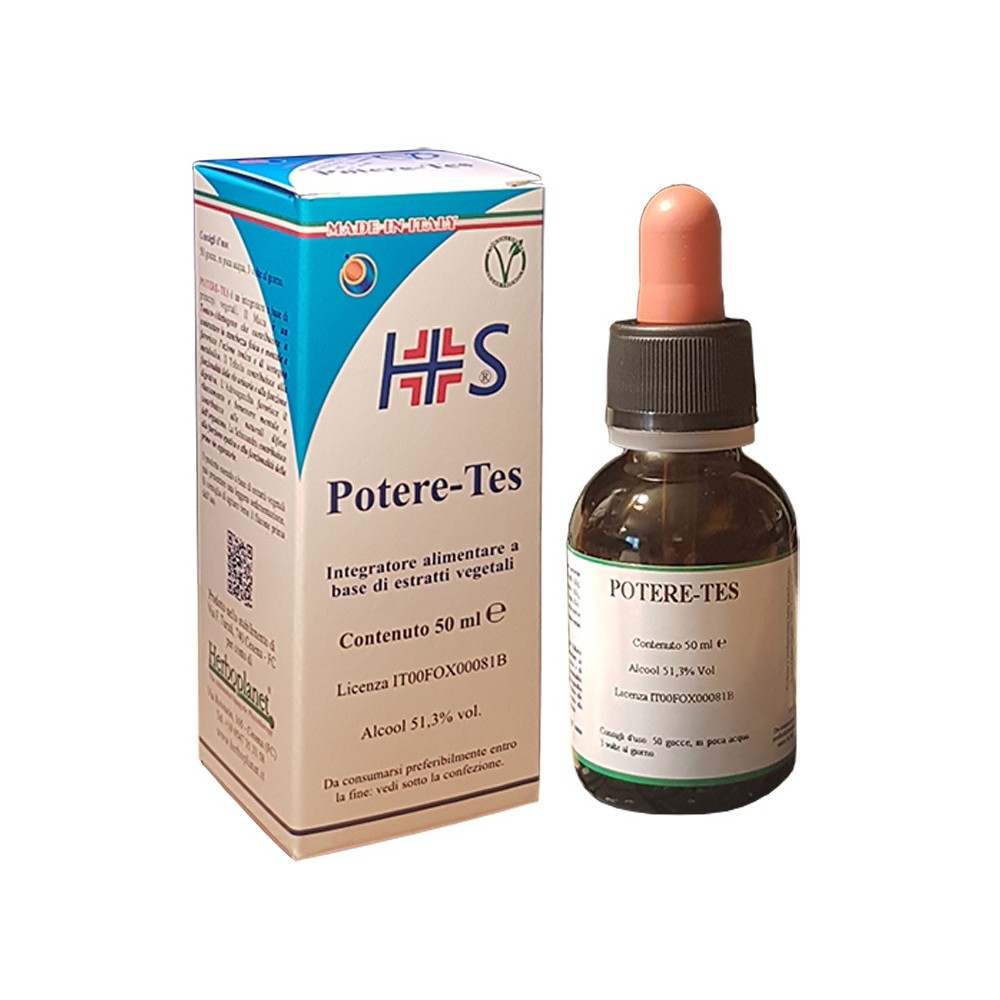 Potere Tes 50 ml gocce Herboplanet Integratore alimentare