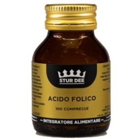 Acido folico crusca riso 100 tavolette stur dee