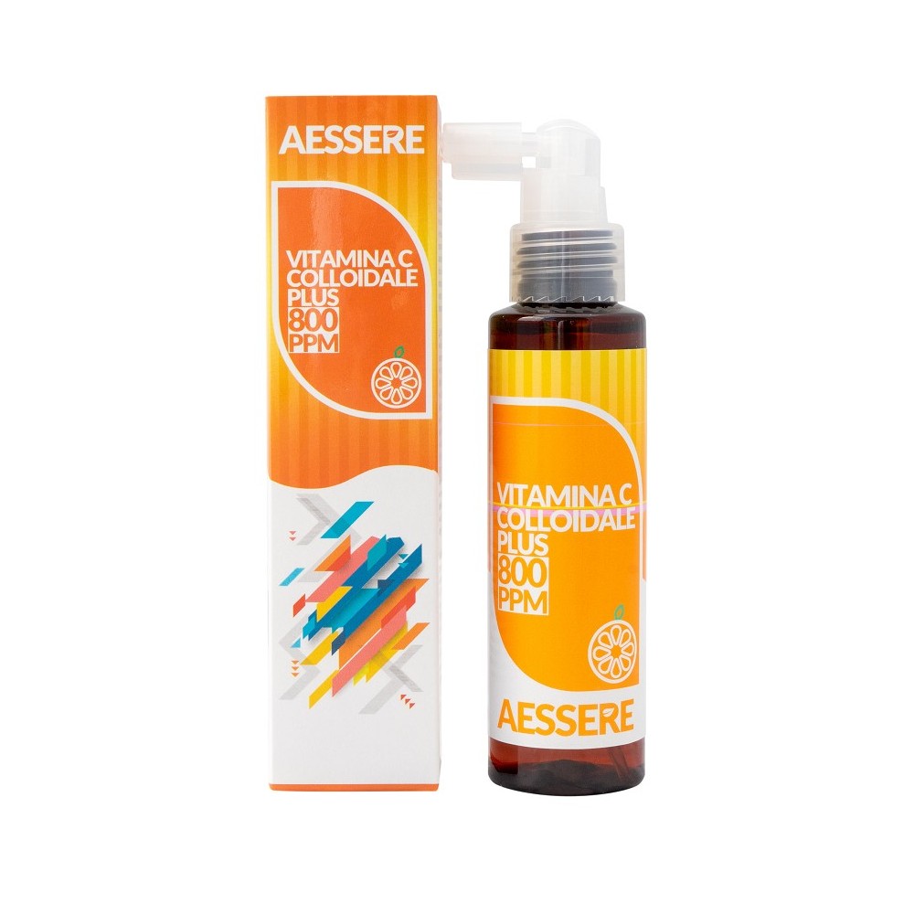 Aessere vitamina c colloidale plus spray 800ppm 100ml