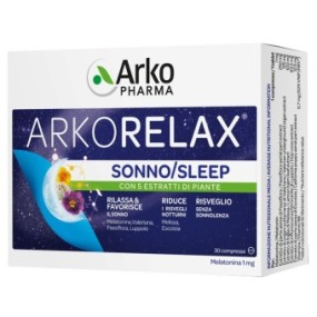 ARKORELAX® SONNO integratore alimentare 30 compresse Arkopharma