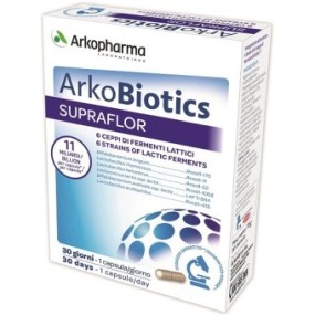 Arkobiotics® supraflor integratore alimentare 30 capsule arkopharma
