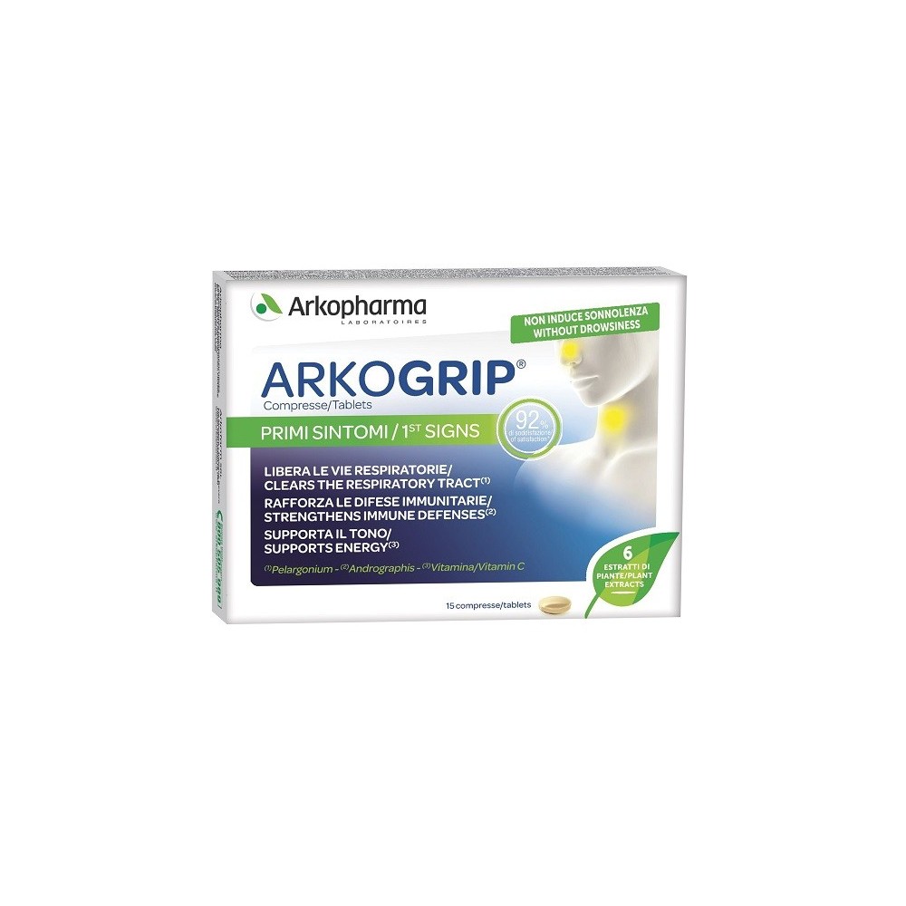 Arkogrip integratore alimentare 15 compresse arkopharma