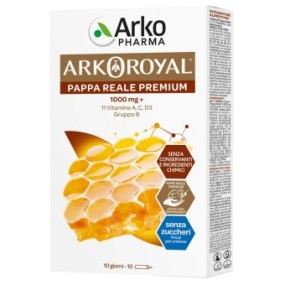 Arkoroyal® pappa reale premium integratore alimentare 10 fiale arkopharma