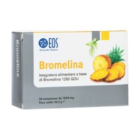 Bromelina integratore alimentare 30 compresse eos
