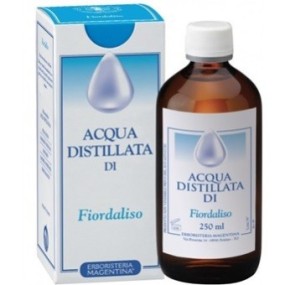 Acqua distillata fiordaliso 250 ml erboristeria magentina