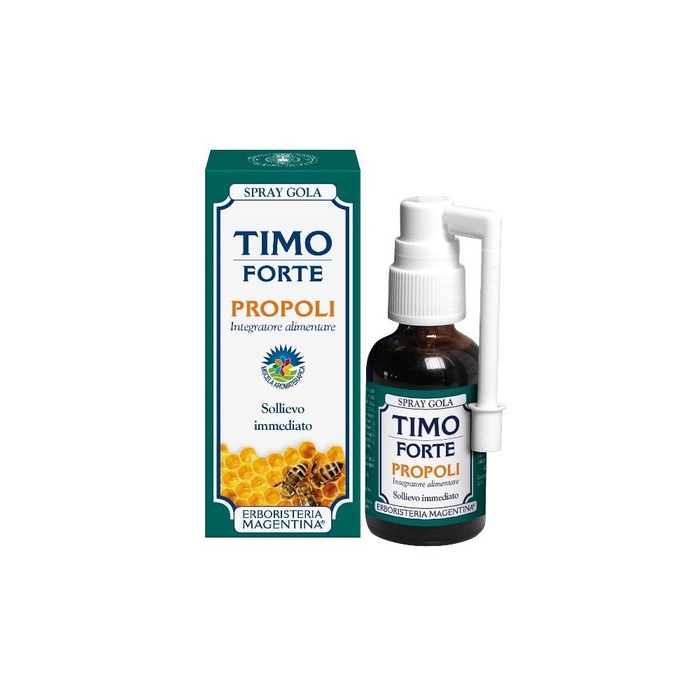 Spray Gola Propoli Timo Forte 30 ml Erboristeria Magentina