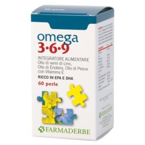 Omega 3-6-9 integratore alimentare 60 perle Farmaderbe