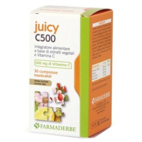 Juicy C500 Masticabile integratore alimentare 30 compresse Farmaderbe