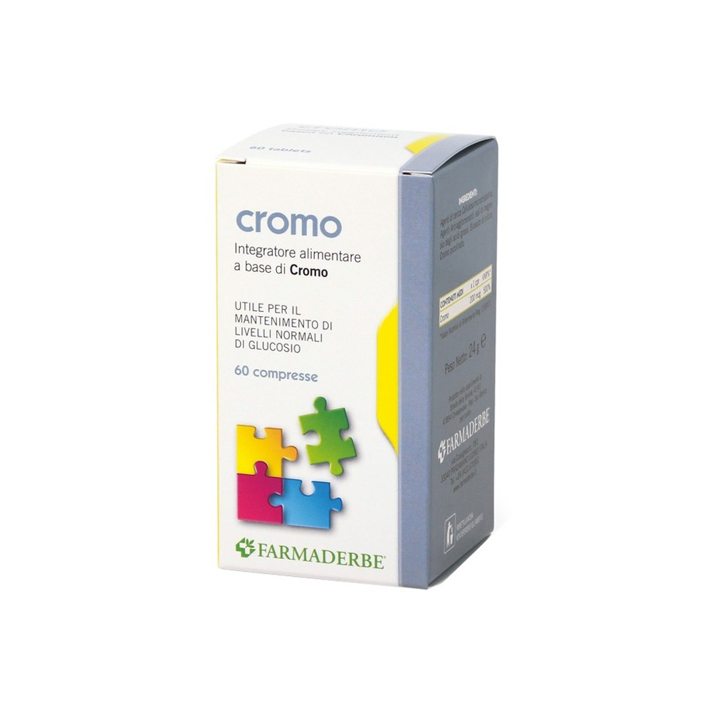 Cromo integratore alimentare 60 compresse farmaderbe