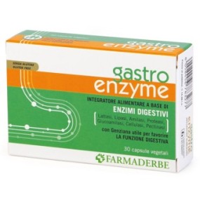 Gastro Enzyme integratore alimentare 30 capsule Farmaderbe