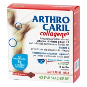 ArthroCaril Collagene integratore alimentare 14 buste Farmaderbe