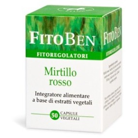 MIRTILLO ROSSO integratore alimentare 50 capsule Fitoben