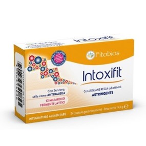 INTOXIFIT integratore alimentare 24 capsule gastroresistenti Fitobios