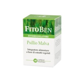 Psillio malva integratore alimentare 40 capsule vegetali fitoben