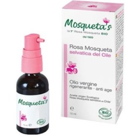 Olio di rosa mosqueta del cile bio 15 ml mosqueta's