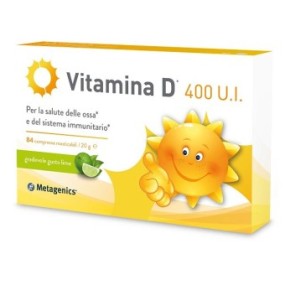Vitamina D 400 U.I. integratore alimentare 84 compresse Metagenics
